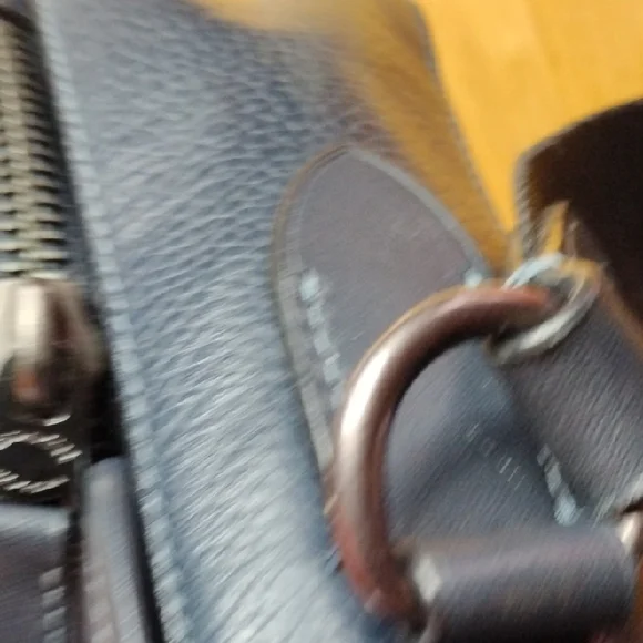 Coach Sullivan Flap Crossbody Bag Blue Leather - Picture 13 of 15